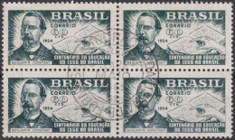 1954 Brasilien ° Mi:BR 859, Sn:BR 807, Yt:BR 588, Benjamin Constant (1833-1891) And Braille Book - Gebruikt