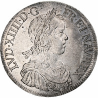 France, Louis XIV, Écu à La Mèche Longue, 1651, Paris, Argent, TTB+ - 1643-1715 Louis XIV The Great