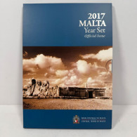 MALTA 2017 Kursmünzensatz KMS BU - Original OVP In Blister - Malte