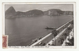 Rio De Janeiro Vista Parcial Est. Da Guanabara Old Postcard Posted 1962 To Zagreb B240301 - Rio De Janeiro
