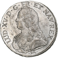 France, Louis XV, Ecu Aux Branches D'olivier, 1735, Bayonne, Argent, TTB+ - 1715-1774 Lodewijk XV