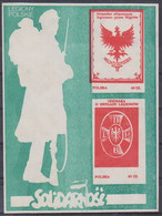 Poland SOLIDARITY (S334): Polish Legions (green 2 Block) - Viñetas Solidarnosc