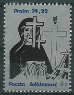 Poland SOLIDARITY (S616): Psalm 74,22 (blue) - Vignettes Solidarnosc