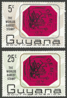 Guyana. 1967 Worlds Rarest Stamp Commemoration. MNH Complete Set. SG 414-415. M2136L - Guyane (1966-...)