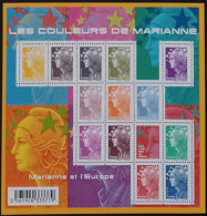 2009 N°YT BF4409 Bloc Les Couleurs De Marianne En Euros N** Cote 46€ - 1997-2004 Marianna Del 14 Luglio