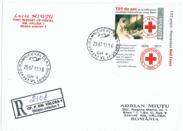 NCP 10 - 2108-a Romania - QUEEN MARY - Registered + TABS - 2011 - Lettres & Documents