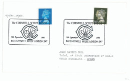 SC 10 - 1075 United Kingdom, Scout - Cover - 1990 - Covers & Documents