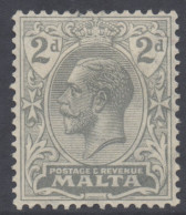 Malta Scott 69 - SG100, 1921 George V 2d MH* - Malta