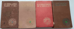 Lot De 4 Livres - Apprentissage De La Langue - Itakien - Anglais - Néerlandais - Sans Peine - Livres D'exercices - Dictionnaires