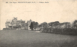 CPA HENDAYE PLAGE - CHATEAU ABADIA - Hendaye