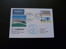 Lettre Premier Vol First Flight Cover Frankfurt -> Sotchi Olympic Games Lufthansa 2014 - Hiver 2014: Sotchi