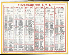 Almanach  Calendrier  P.T.T  -  La Poste -  1973 - Tamaño Grande : 1971-80