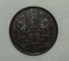 St. Helena Ascension & Tristan Da Cunha/British East India Company, 1821, 1/2 Penny VZ/XF - Colonie