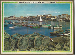 Almanach  Calendrier  P.T.T  -  La Poste -  1972 - Les Sables D'olonne -chateaude La Roche Courbon - Groot Formaat: 1971-80