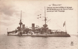 MILITARIA - Le Bouvet - Coulé Par Une Mine De 18 Mars à L'attaque Des Dardanelles Au Cri - Carte Postale Ancienne - Sonstige & Ohne Zuordnung