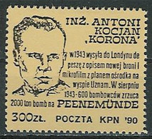 Poland SOLIDARITY (S028): KPN Antoni Kocjan - Vignette Solidarnosc