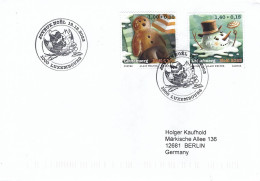 Luxembourg Luxemburg 2023 Snow Puppet Bakery Surtaxe Christmas FDC Cover - FDC