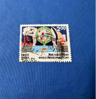 India 1977 Michel 726 Intern. Umweltschutztag - Used Stamps