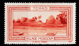 12961 ● Village MOSGOUM TCHAD Vignette De Collection LA BELLE FRANCE 1925s H-V Erinnophilie - Turismo (Vignette)