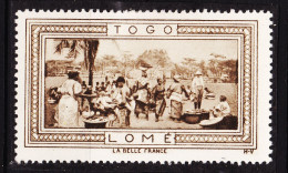 12941 ● LOME TOGO Vignette De Collection LA BELLE FRANCE 1925s H-V Erinnophilie - Tourisme (Vignettes)