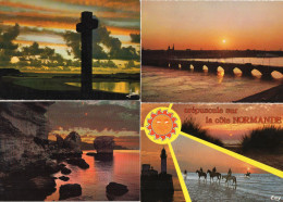 LOT DE 320 CARTES MODERNES, PAYAGES AVEC COUCHER DE SOLEIL A LA VILLE, LA MER, LA CAMPAGNE - 100 - 499 Postcards