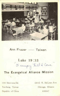 Taiwan - Ann Frazer - The Evangelical Alliance Mission - Taiwan