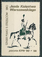 Poland SOLIDARITY (S197): KPN Ride Duchy Of Warsaw (rifleman) - Solidarnosc-Vignetten