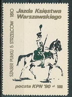 Poland SOLIDARITY (S197): KPN Ride Duchy Of Warsaw (rifleman) - Solidarnosc Vignetten