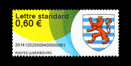 LUXEMBOURG Distributeur 6 , Armoirie, Lion - Briefmarken