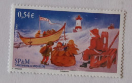 SPM 2007  Noël 2007 Père Noël Et Ses Lutins  YT 910   Neuf - Unused Stamps