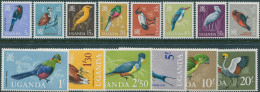 Uganda 1965 SG113-126 Birds Set MLH - Uganda (1962-...)