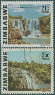 Zimbabwe 1980 SG586-587 Waterfalls (2) FU - Zimbabwe (1980-...)