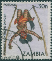 Zambia 1981 SG345 30n Tightrope Dancer FU - Zambie (1965-...)