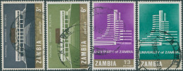 Zambia 1966 SG118-121 Building Sets FU - Zambie (1965-...)