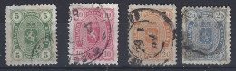 Finlandia U   21/24 (o) Usado.1885 - Used Stamps