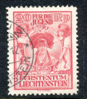 1932 - 20+5 Rp. FURSTIN ELSA Und ZWEI MÄDCHEN In LANDESTRACHT - GEBRACHT - Gebruikt