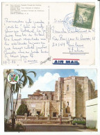 Republica Dominicana Santo Domingo Cathedral Posterior View 27jan1983 To Italy With Airpost C.29 Solo Franking - Dominicaanse Republiek