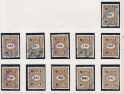 Denemarken Fiskale Zegel Cat. J.Barefoot Faktura 146B/156B - Revenue Stamps