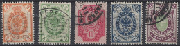 Finlandia U   49/53 (o) Usado.1901 - Used Stamps
