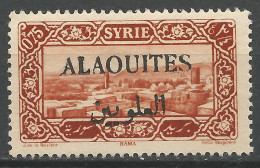 ALAOUITES N° 25 Variétée L D'ALAOUITES Très épais NEUF* TRACE DE CHARNIERE / Hinge / MH - Nuovi