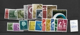 1962 MNH  Netherlands,complete According To NVPH, Postfris** - Años Completos