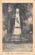 CPA 81 CADIX / LE MONUMENT AUX MORTS - Sonstige & Ohne Zuordnung