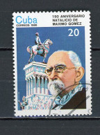 CUBA - ANNI. MAXIMO GOMEZ  N°Yt 2681 Obl. - Usados