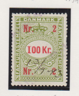 Denemarken Fiskale Zegel Cat. J.Barefoot Faktura 198G - Fiscaux