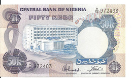 NIGERIA 50 KOBO ND1978 UNC P 14 G - Nigeria