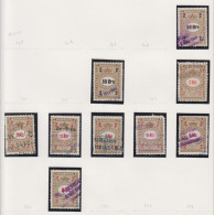 Denemarken Fiskale Zegel Cat. J.Barefoot Faktura Tussen 209B En 221B - Revenue Stamps