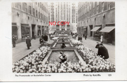 The Promenade Of Rockefeller Center, New York City Real Photo. 1948. - Manhattan