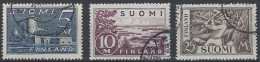 Finlandia U  153/155 (o) Usado.1929 - Usati
