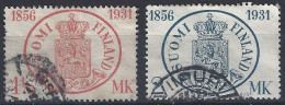 Finlandia U  164/165 (o) Usado.1931 - Gebraucht