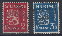 Finlandia U  192/193 (o) Usado.1937 - Used Stamps